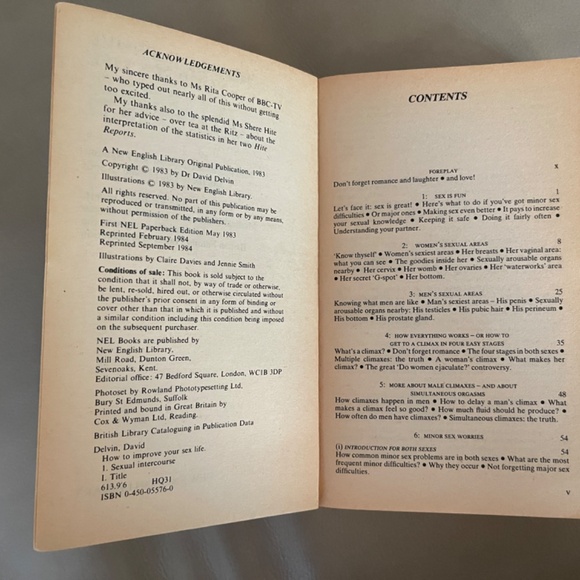 How To Improve Your Sex Life by Dr. David Delvin, 1983 UK - Picture 3 of 4